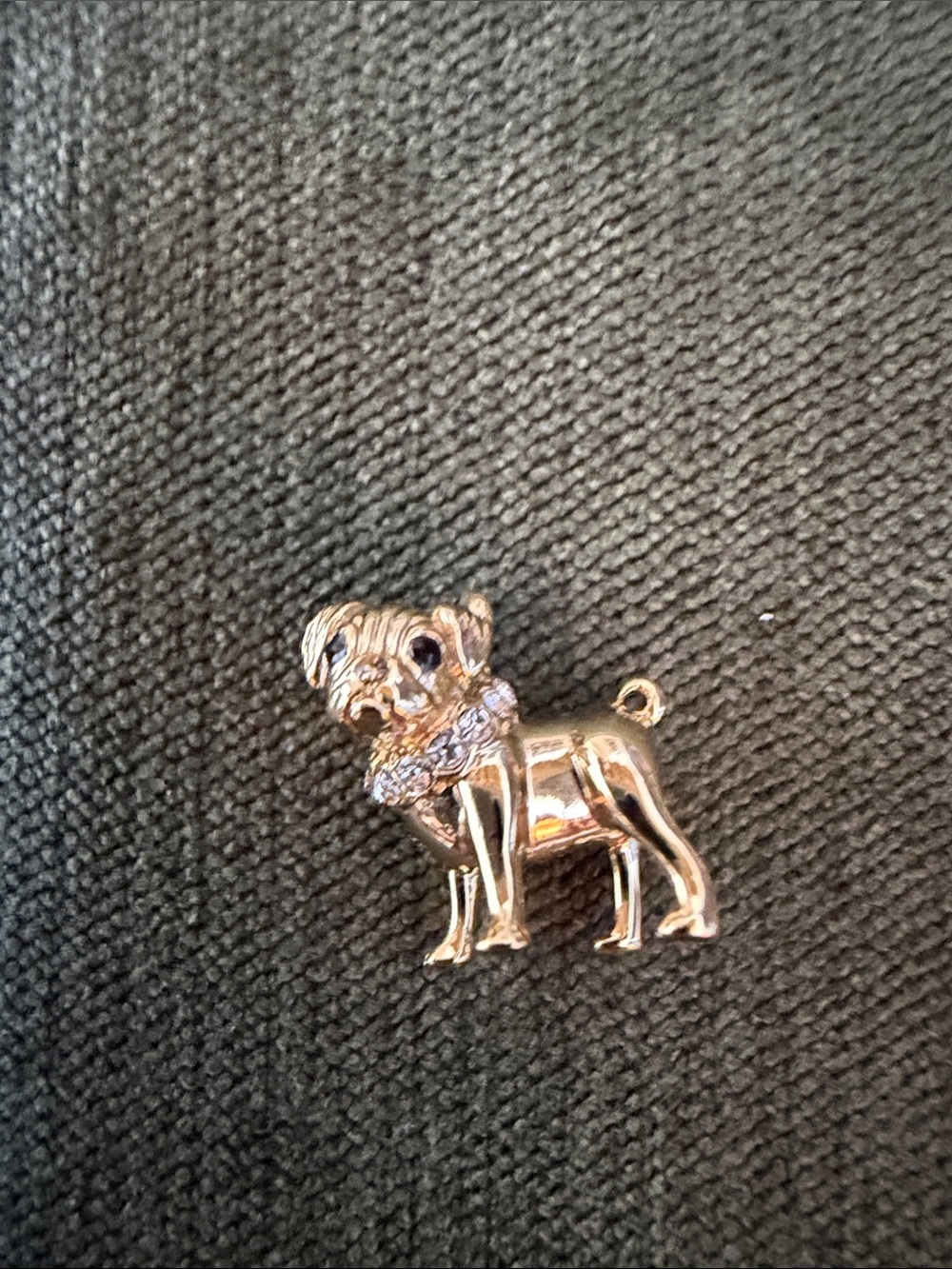 Kate spade Gold Dog Charm Pendant - Decorative Pet-Themed Jewelry